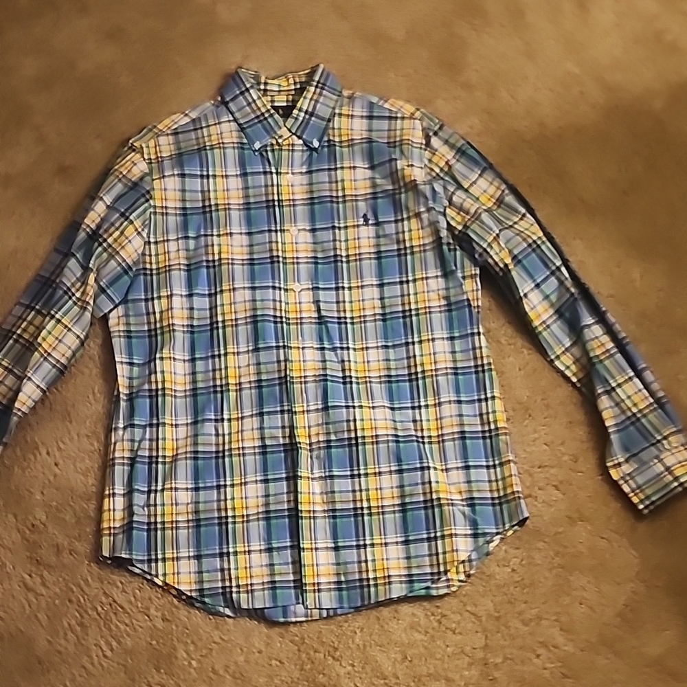 Polo Button Down Multi Colored - image 1